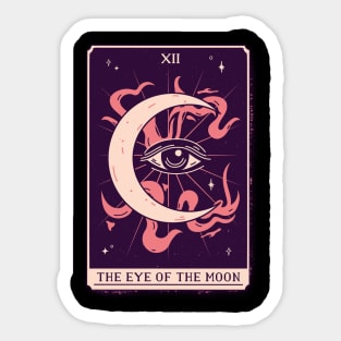 Tarot Card - The Eye of the Moon Sticker